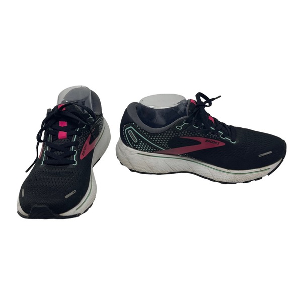 Brooks Ghost 14 Running Sneaker Black, Gray & Pink Womens‎ Size 8.5 Shoes - Picture 10 of 12